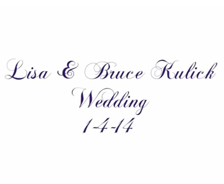 Bruce Kulick & Lisa Lane Wedding Song