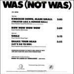 WAS (Not Was)  promo sampler