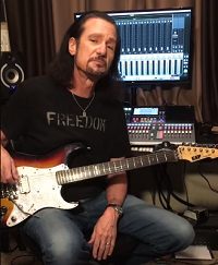 BRUCE KULICK in the studio for VELVET INSANE